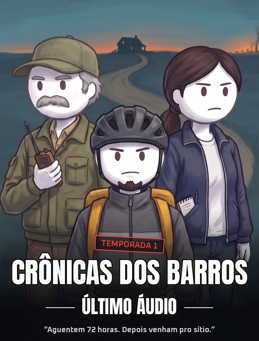 Crônicas dos Barros, Temporada 1: Último Áudio. Aguentem 72 horas. Depois venham pro sítio.